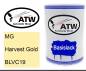 Preview: MG, Harvest Gold, BLVC19: 500ml Lackdose, von ATW Autoteile West.